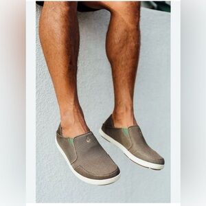Olukai Men’s Shoes Nohea Mesh Slip On Size 9 Boat Shoes